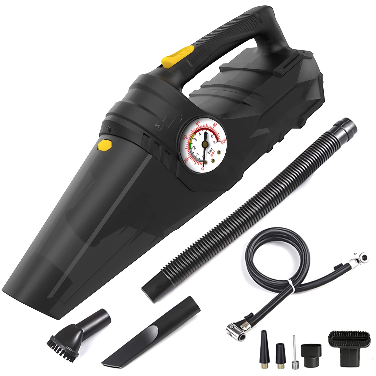 ZORBES Car 6000PA Efficient Vacuum Cleaner Rechargeable Air Compressor Inflator 150PSI Vacuum Cleaner ZORBES Car 6000PA Efficient Vacuum Cleaner Rechargeable Air Compressor Inflator 150PSI Vacuum Cleaner